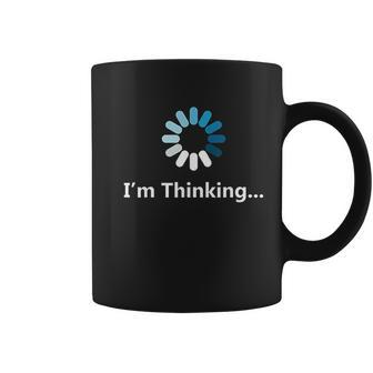 I Am Thinking Graphic Sarcasm Humor Funny Coffee Mug - Thegiftio UK