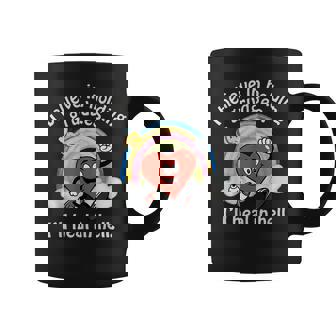 I Believe In Holding Grudges Ill Heal In Hell Heart Rainbow Coffee Mug | Mazezy