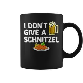 I Dont Give A Schnitzel - Germany Oktoberfest German Coffee Mug | Mazezy