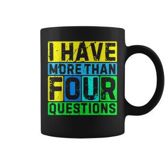 I Have More Than Four Questions Happy Passover Seder Toddler Coffee Mug | Mazezy