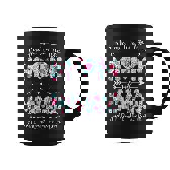 I Have Two Titles Mom And Mamaw Flowers Mothers Day Coffee Mug | Seseable UK