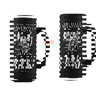 I Have Two Titles Mom And Mamaw I Rock Them Both Floral V3 Coffee Mug | Seseable UK