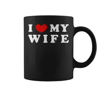 I Heart My Wife I Love My Wife Coffee Mug | Mazezy