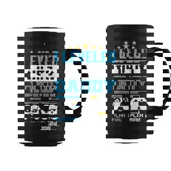 I Leveled Up To Daddy 2024 Funny Soon To Be Dad 2024 Coffee Mug | Mazezy