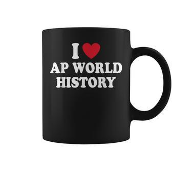 I Love Ap World History Coffee Mug - Thegiftio UK
