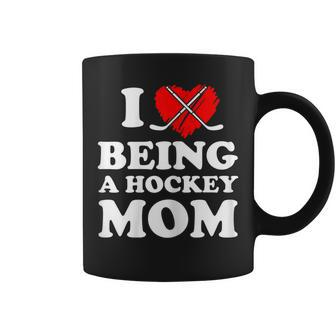 I Love Being A Hockey Mom Costume Hockey Player Gift Mommy Gift For Womens Coffee Mug | Mazezy