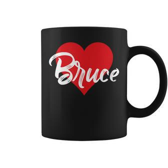 I Love Bruce First Name I Heart Named Coffee Mug | Mazezy UK