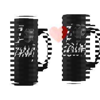 I Love Heart Donna Family Name T Coffee Mug | Seseable UK