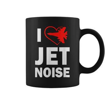I Love Jet Noise Air Show Coffee Mug - Seseable