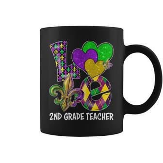 I Love Mardi Gras Carnival Graphic 2Ndh Grade Teacher Gifts Coffee Mug - Seseable