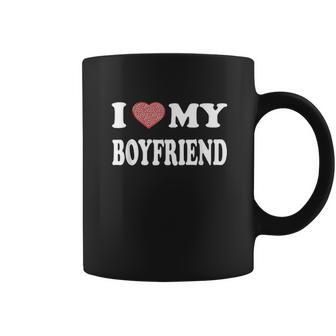 I Love My Boyfriend I Heart My Boyfriend Coffee Mug - Thegiftio UK