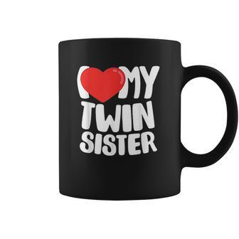 I Love My Twin Sister Birthday Coffee Mug - Thegiftio UK