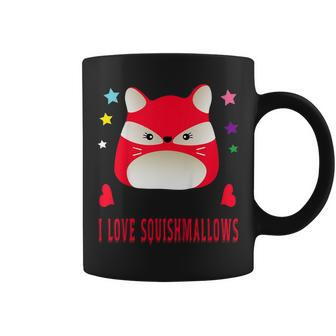 I Love Squishmallows Red Fox Birthday Squishy Shirt Coffee Mug | Mazezy