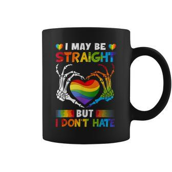 I May Be Straight But I Dont Hate Lgbt Gay Pride V2 Coffee Mug - Thegiftio UK