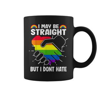 I May Be Straight But I Dont Hate Lgbtq Gay Pride Coffee Mug - Thegiftio UK