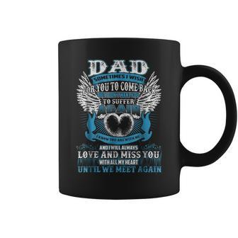 I Miss You My Dad In Heaven Coffee Mug | Mazezy