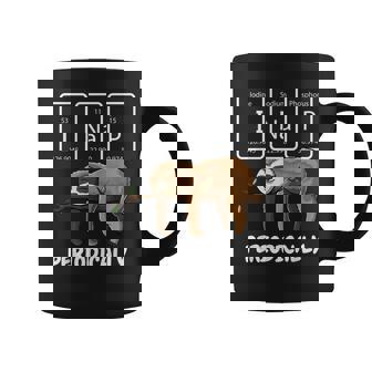 I Nap Periodically Science Sloth Periodic Table Elements Coffee Mug | Mazezy