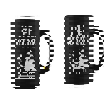 I Pee Outside T Funny Camping Coffee Mug - Thegiftio UK