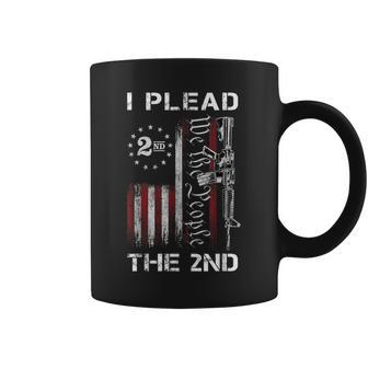 I Plead The 2Nd We The People Usa Flag Ar-15 Rifle Coffee Mug - Seseable