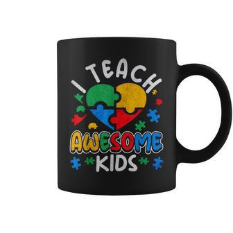 I Teach Awesome Kids Teacher Coffee Mug | Mazezy