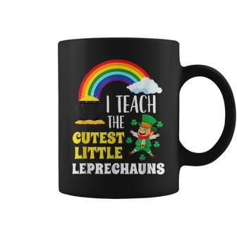 I Teach Cutest Little Leprechauns St Patricks Day Teachers Coffee Mug - Seseable