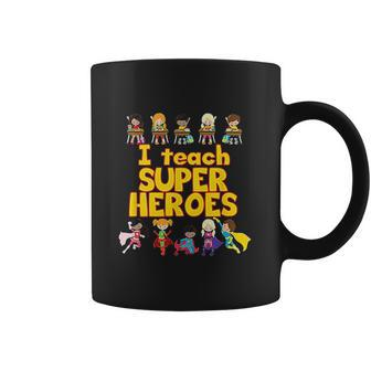 I Teach Super Heroes Comic Book Hero Teacher Coffee Mug - Thegiftio UK