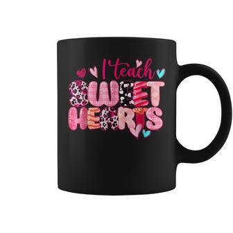 I Teach Sweethearts Teacher Valentines Day Teacherlife Coffee Mug - Seseable