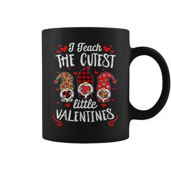 I Teach The Cutest Little Valentines Women Gnome Teachers V2 Coffee Mug - Seseable
