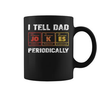 I Tell Dad Jokes Periodically Funny Vintage Fathers Day Coffee Mug - Seseable