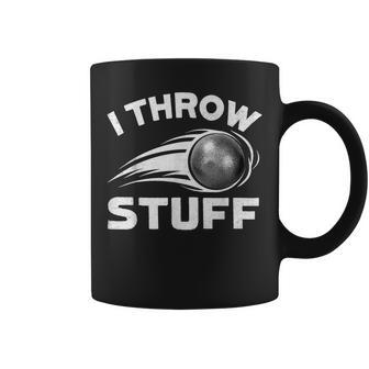 I Throw Stuff Track And Field Shot Put Throwing Thrower Mens Coffee Mug | Mazezy