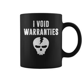 I Void Warranties Funny Mechanic Fix Gift For Mens Coffee Mug | Mazezy