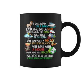 I Will Read Books On A Boat & Everywhere Reading Book Funny Coffee Mug - Seseable
