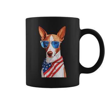 Ibizan Hound With Usa Flag Independence Day 4Th Of July Coffee Mug | Mazezy