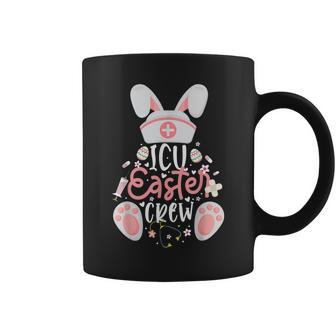 Icu Easter Day Nurse Crew Bunny Ears Happy Easter Nursing Coffee Mug - Seseable