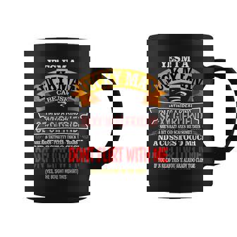 Im A Lucky Because Dating A Freaking Sexy Girlfriend Coffee Mug | Mazezy