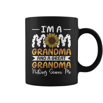 Im A Mom Grandma And A Great Grandma Mothers Day Funny Coffee Mug | Mazezy
