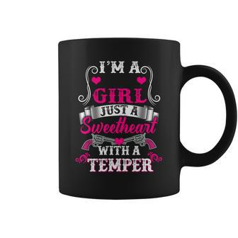 Im A Month Girl With A Temper Personalized Custom Design Template Coffee Mug - Thegiftio UK