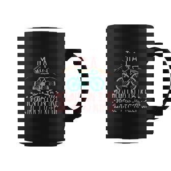 Im A Mountain Bike Girl Try To Keep Up Coffee Mug - Thegiftio UK