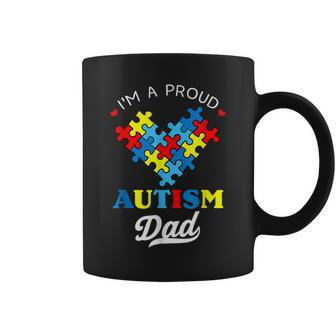 Im A Proud Autism Dad Autism Awareness Father Autistic Son Coffee Mug | Mazezy