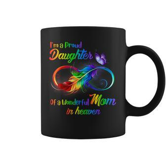 Im A Proud Daughter Of A Wonderful Mom In Heaven  Gift For Women Coffee Mug