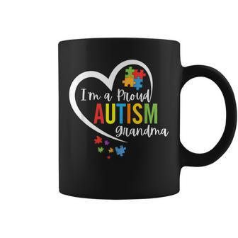 Im A Proud Grandma Love Heart Autism Awareness Puzzle Coffee Mug | Mazezy
