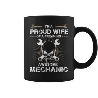 Im A Proud Wife Awesome Mechanic Mechanic Coffee Mug | Mazezy