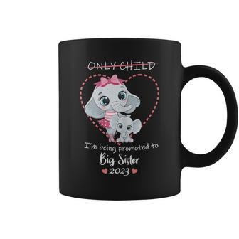 Im Being Promoted To Big Sister 2023 Announcing Pregnancy Coffee Mug | Mazezy