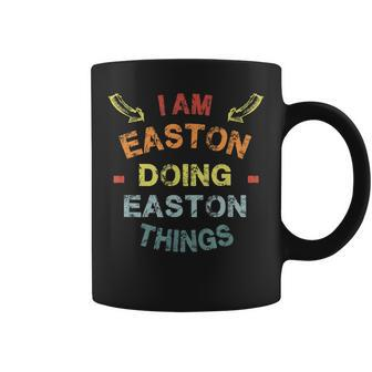 Im Easton Doing Easton Things Cool Funny Christmas Gift Coffee Mug - Seseable