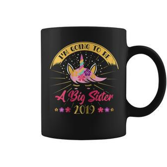 Im Going To Be A Big Sister 2019 Unicorn Girl Coffee Mug | Mazezy