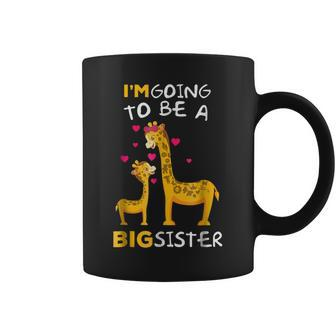 Im Going To Be A Big Sister Pregnancy Announcement Coffee Mug | Mazezy