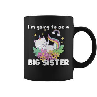 Im Going To Be A Big Sister Unicorn Pregnancy Announcement Coffee Mug | Mazezy