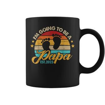 Im Going To Be A Papa 2023 Fathers Day First Time Dad Gift For Mens Coffee Mug | Mazezy
