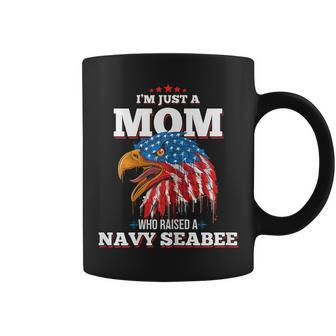 Im Just A Mom Who Raised A Navy Seabee Navy Seabees Gift For Womens Coffee Mug | Mazezy