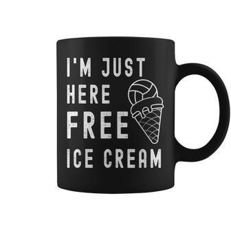 Im Just Here For The Free Ice Cream Funny Cruise 2023 Coffee Mug | Mazezy